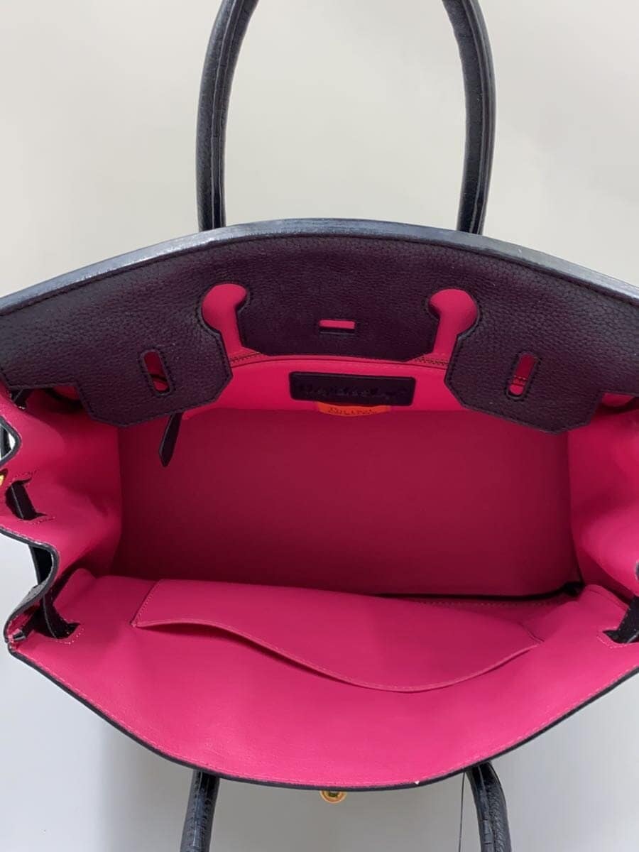 Other brand handbag Leather BLK 6