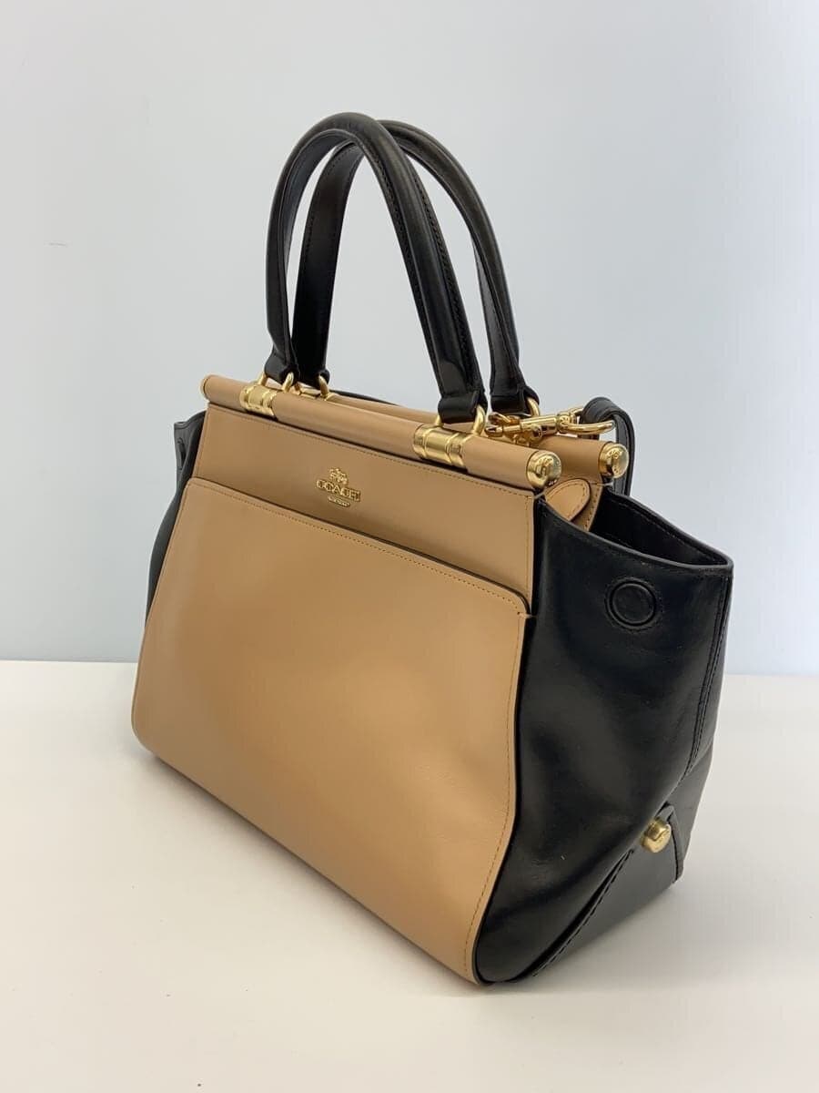 COACH Shoulder Bag PVC BEG Solid 26831 2