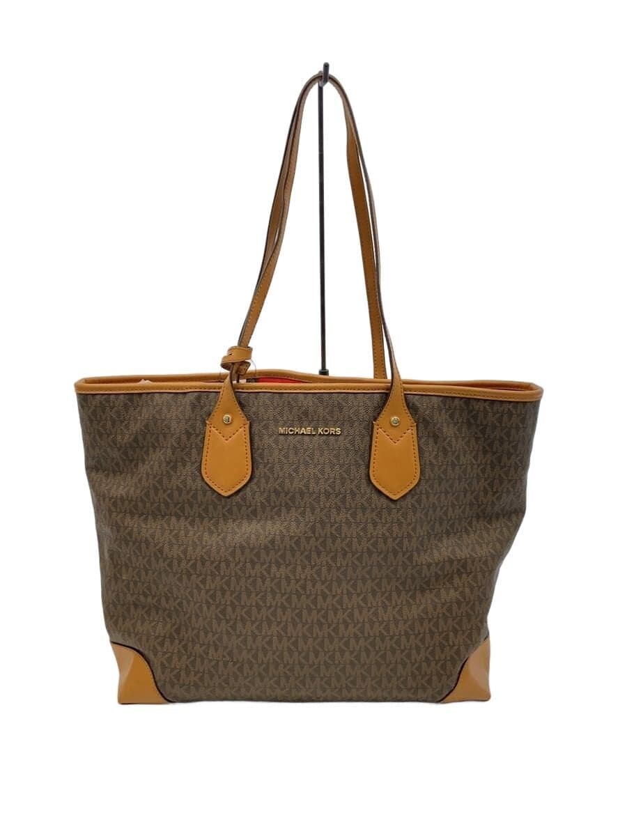 MICHAEL KORS Tote Bag PVC BRW All Over Pattern DI-1810