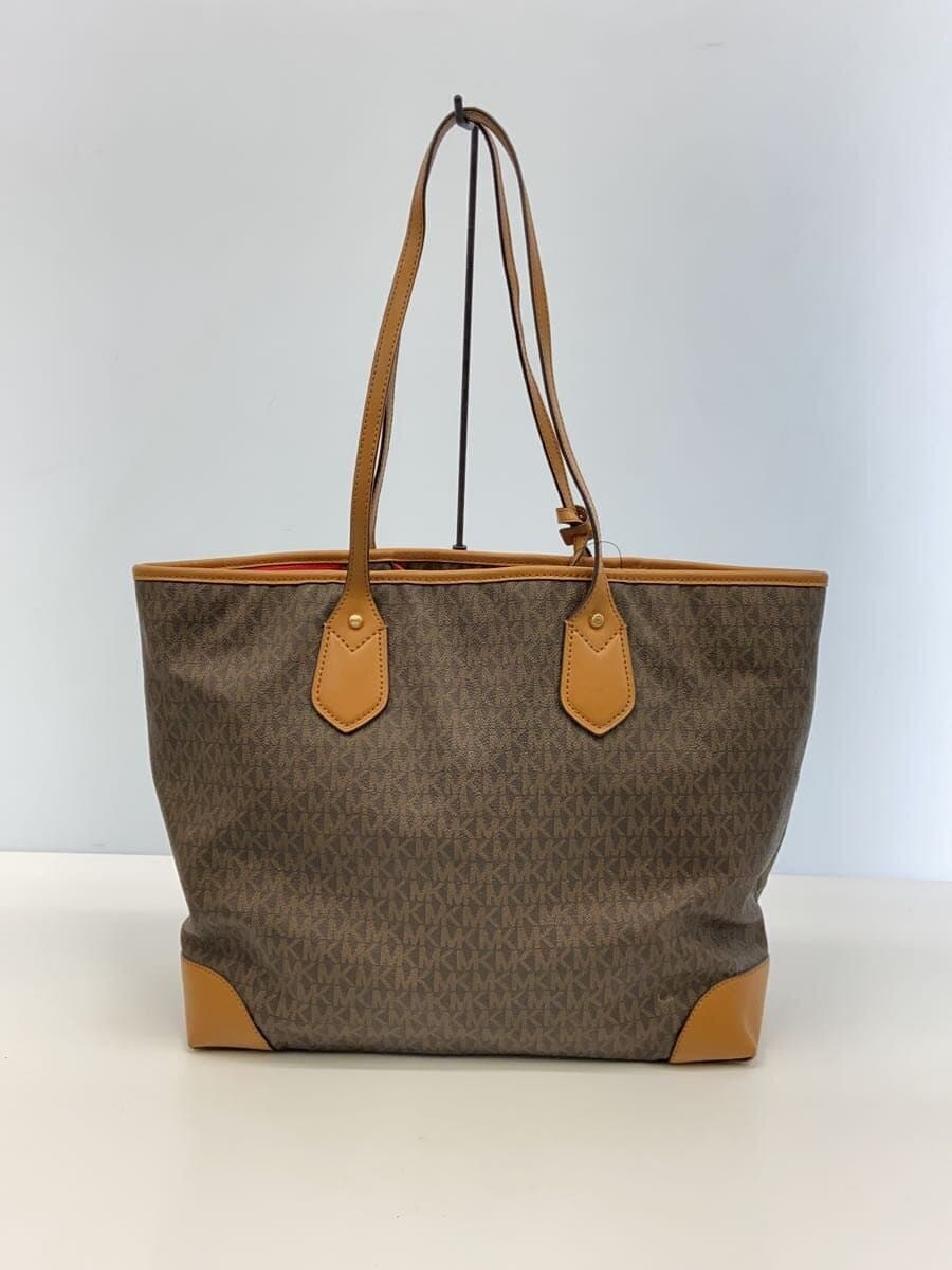 MICHAEL KORS Tote Bag PVC BRW All Over Pattern DI-1810 3