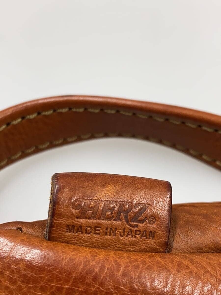 HERZ Shoulder Bag Leather CML Plain 5