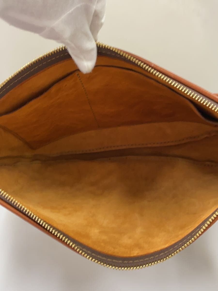 HERZ Shoulder Bag Leather CML Plain 6