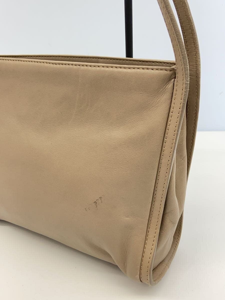 LOEWE shoulder bag leather beige plain 8