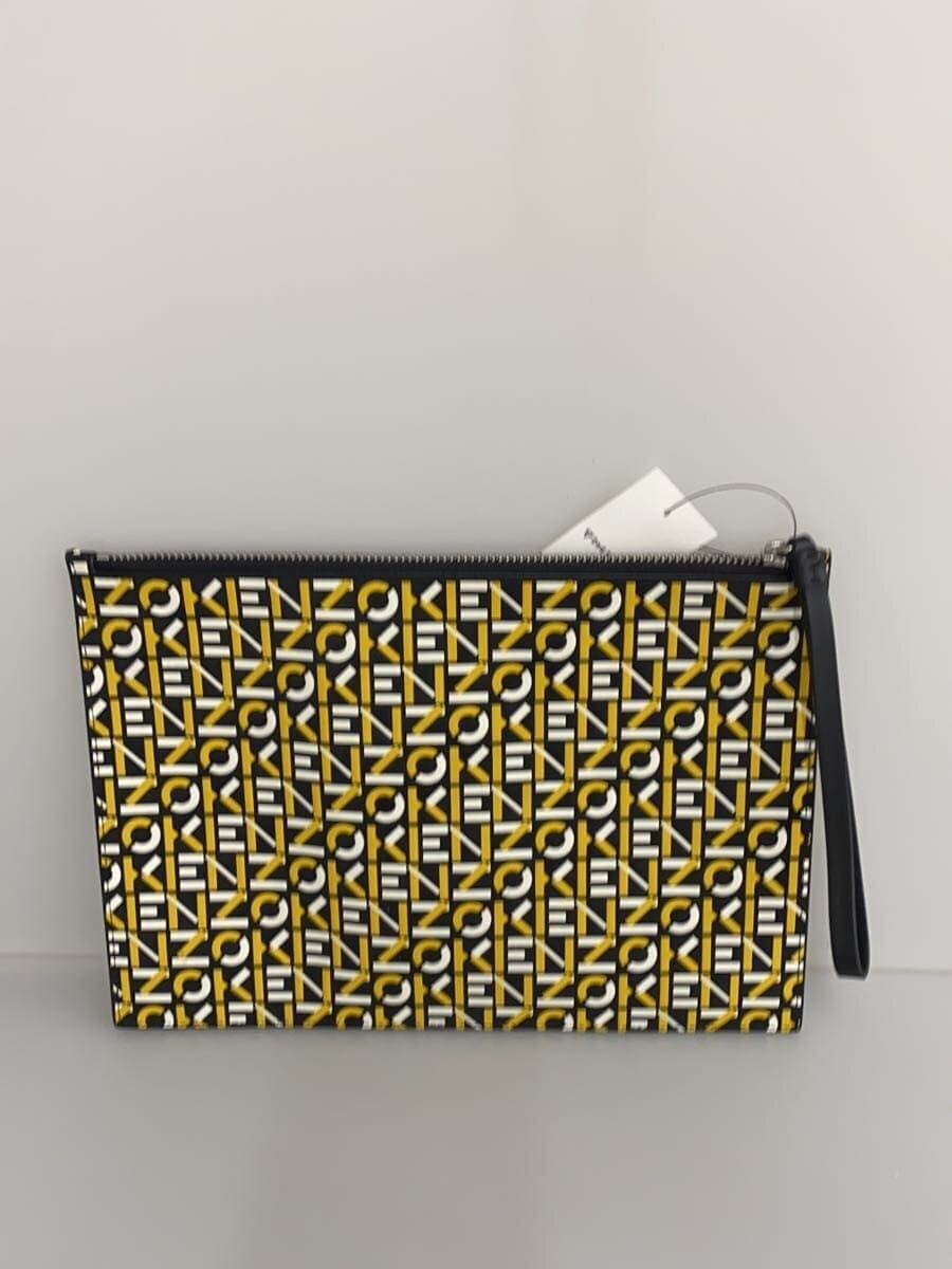 KENZO Pouch -- YLW All-over pattern 3