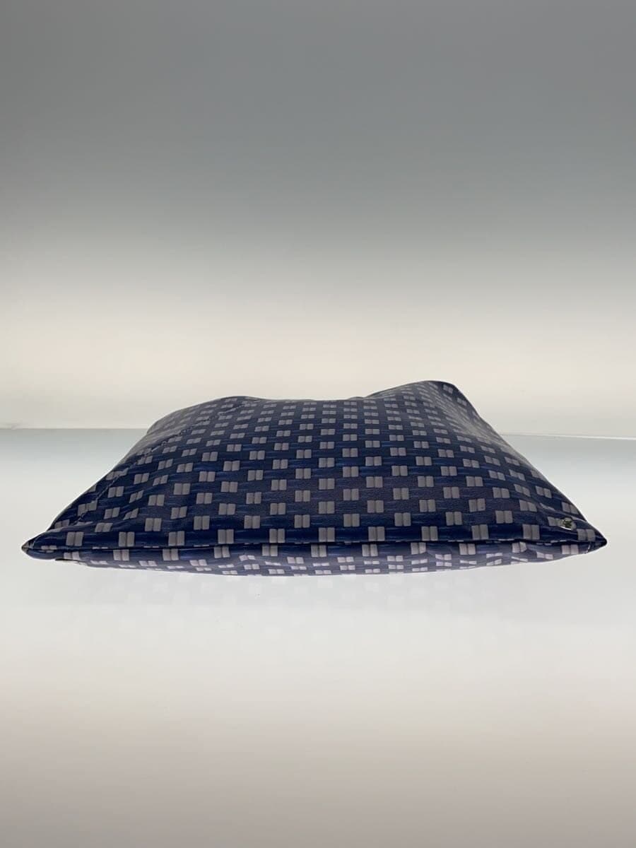 MM6 Handbag Leather BLU All-over print 4