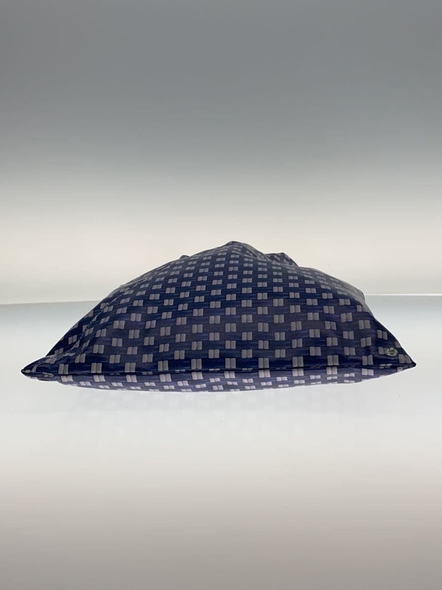 MM6 Handbag Leather BLU All-over print 4