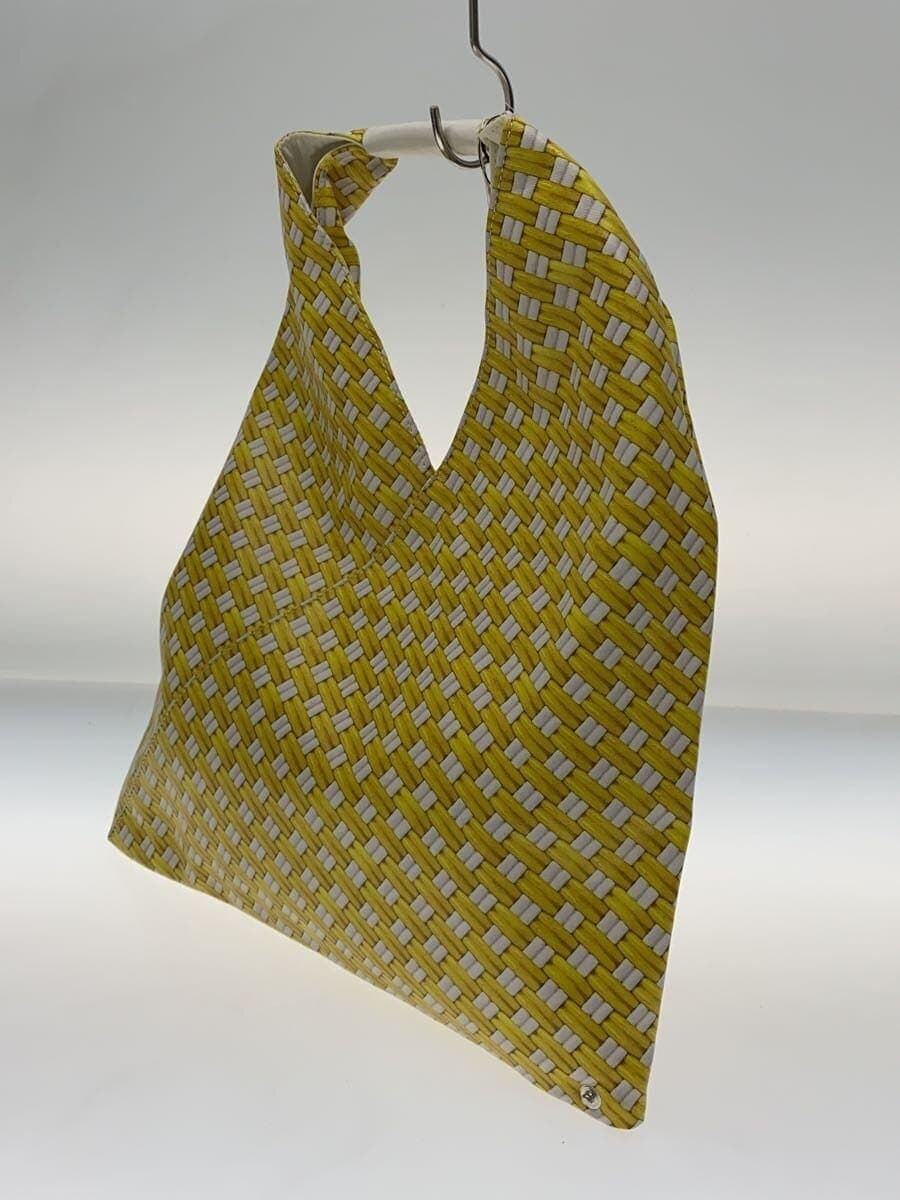 MM6 Handbag Leather YLW All-over print 2