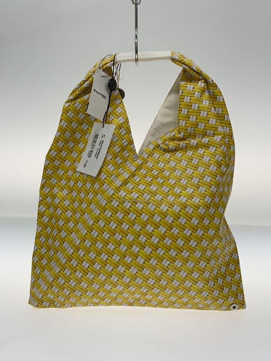 MM6 Handbag Leather YLW All-over print 3