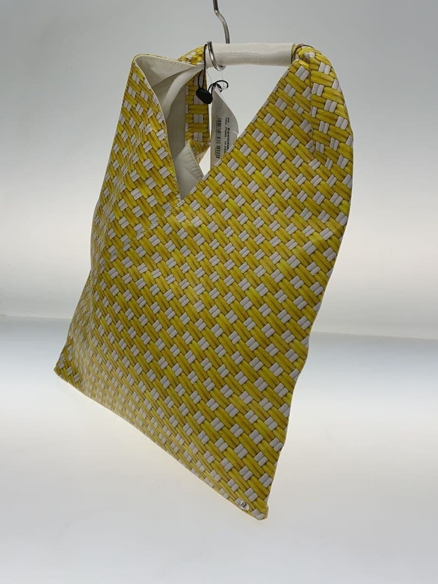 MM6 Handbag Leather YLW All-over print 2