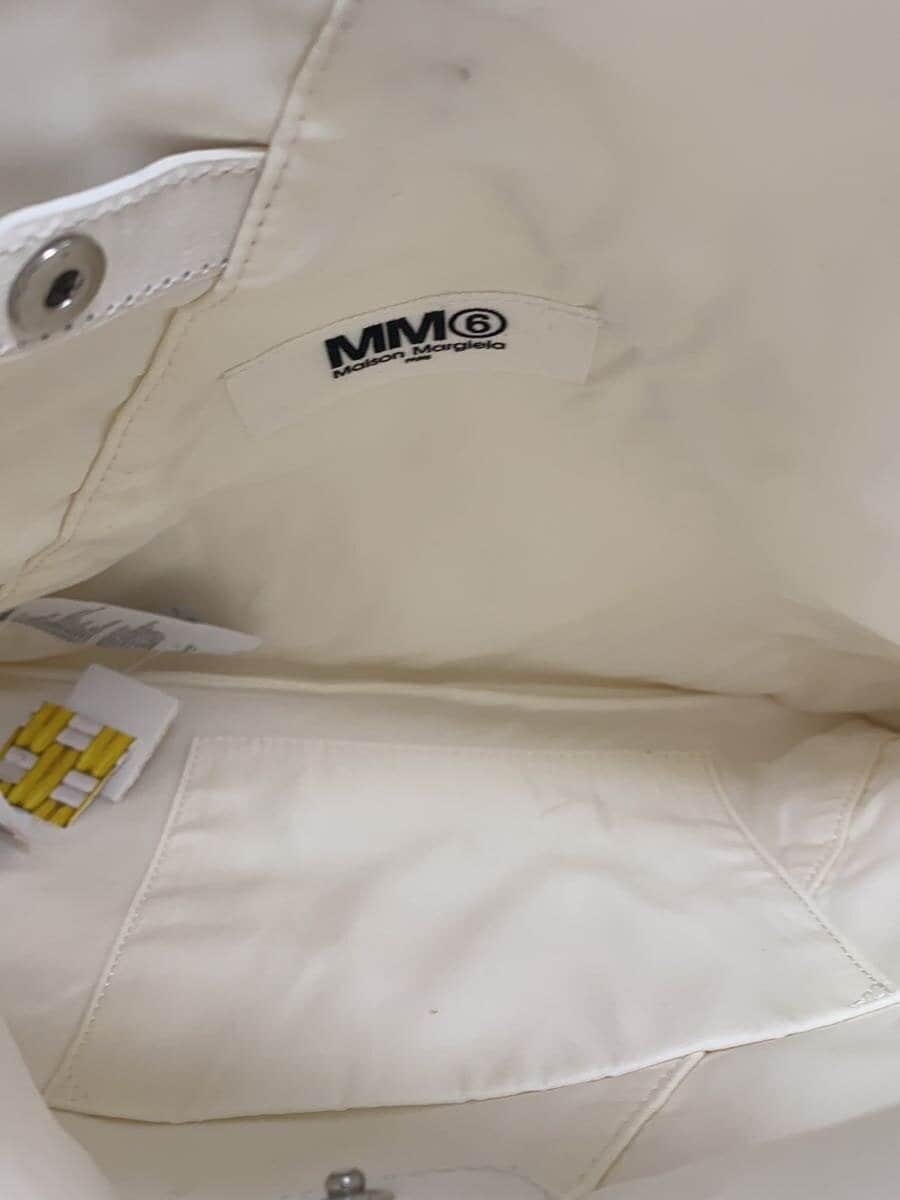 MM6 Handbag Leather YLW All-over print 6