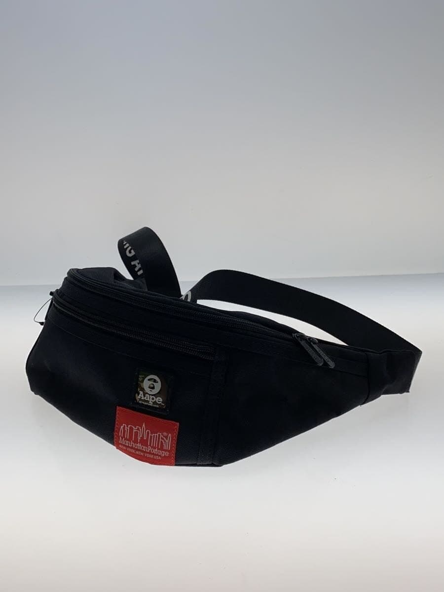 Manhattan Portage x AAPE BY A BATHING APE Waist Bag BLK 2