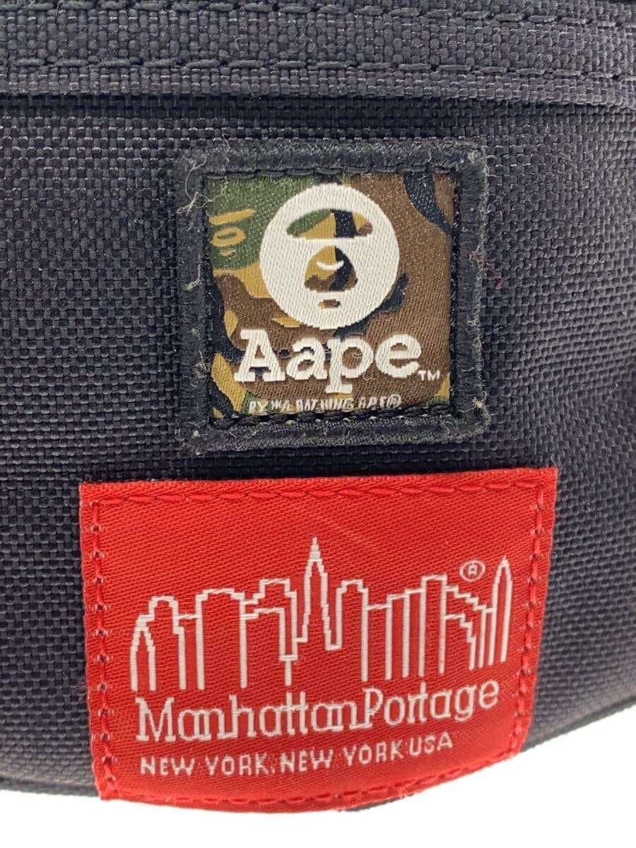 Manhattan Portage x AAPE BY A BATHING APE Waist Bag BLK 5