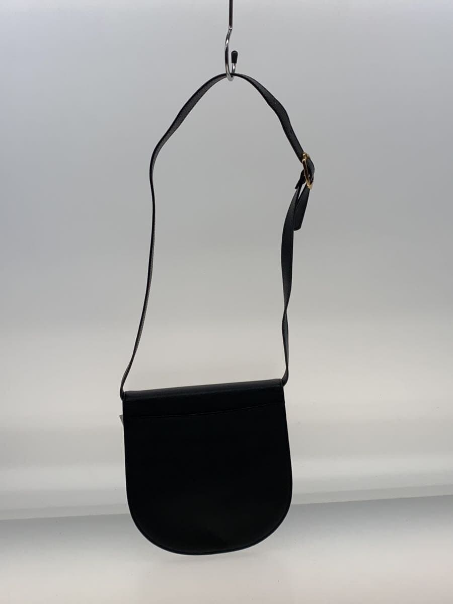 YVES SAINT LAURENT Shoulder Bag Leather BLK 3