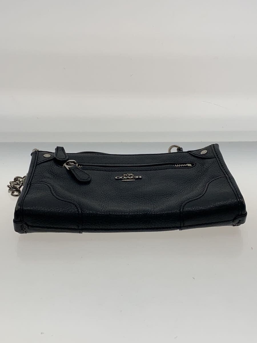 COACH Mickey Crossbody Leather BLK 4