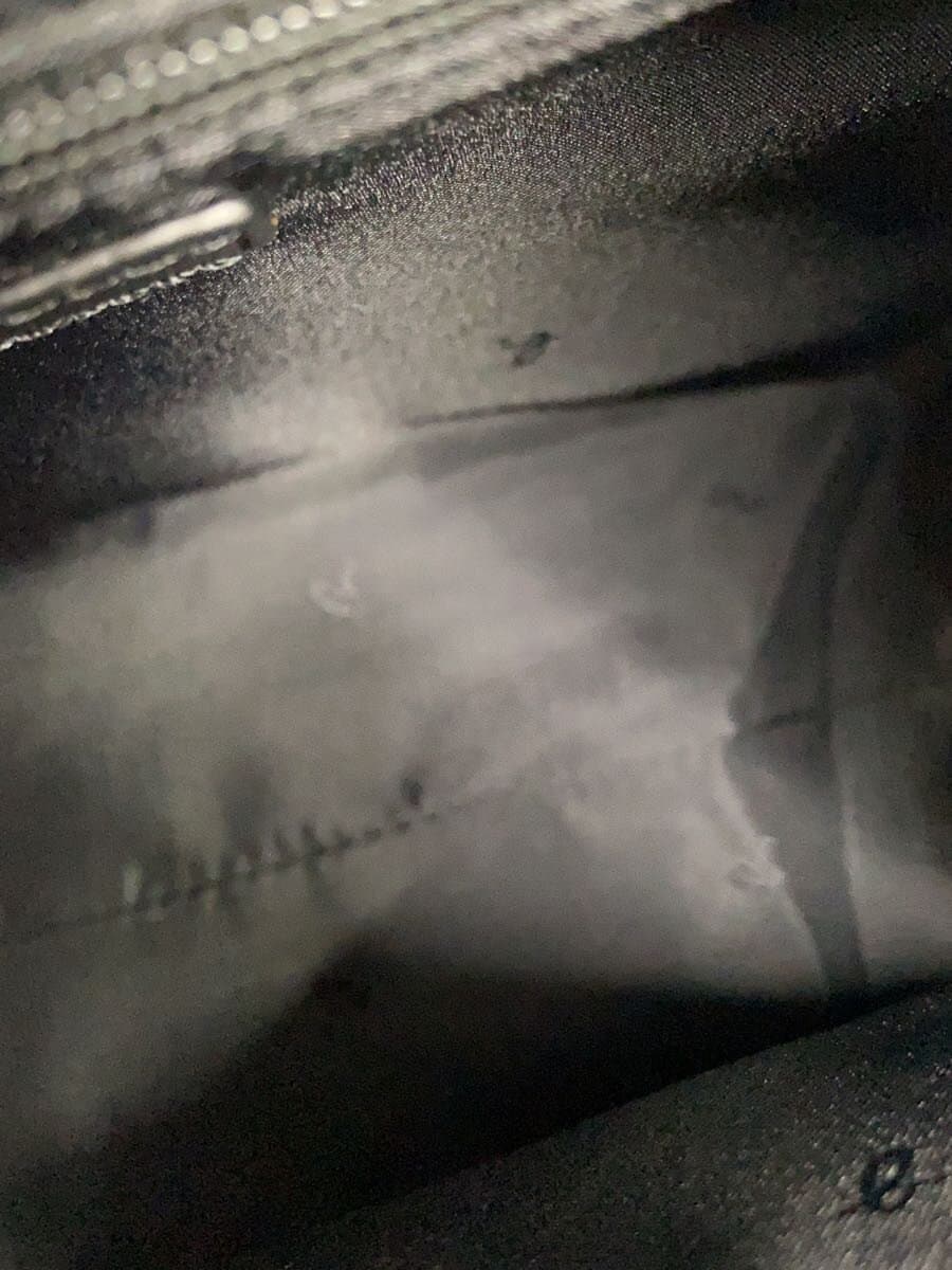 agnes b. Shoulder Bag Leather BLK Solid KS04 6