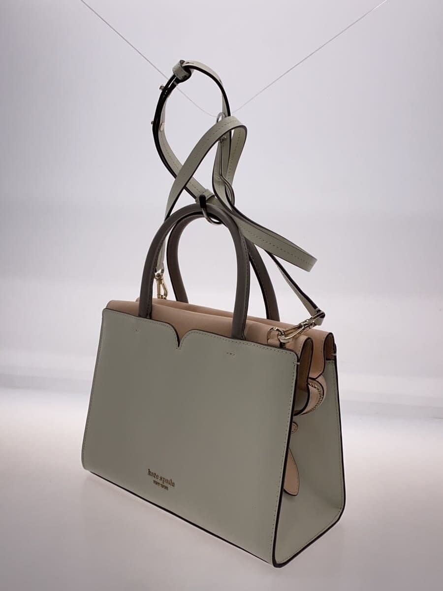 kate spade new york2-Way Saffiano Handbag Leather WHT 2