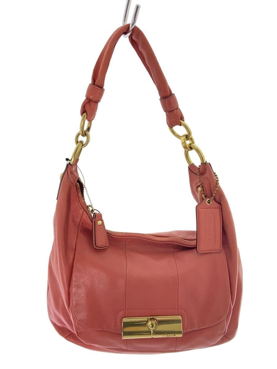 COACH Tote Bag Leather PNK