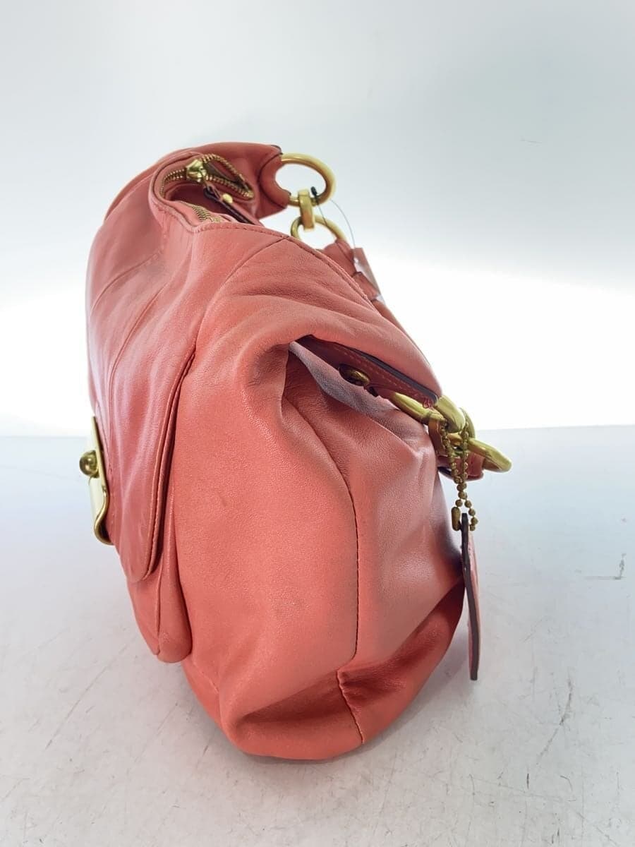 COACH Tote Bag Leather PNK 2