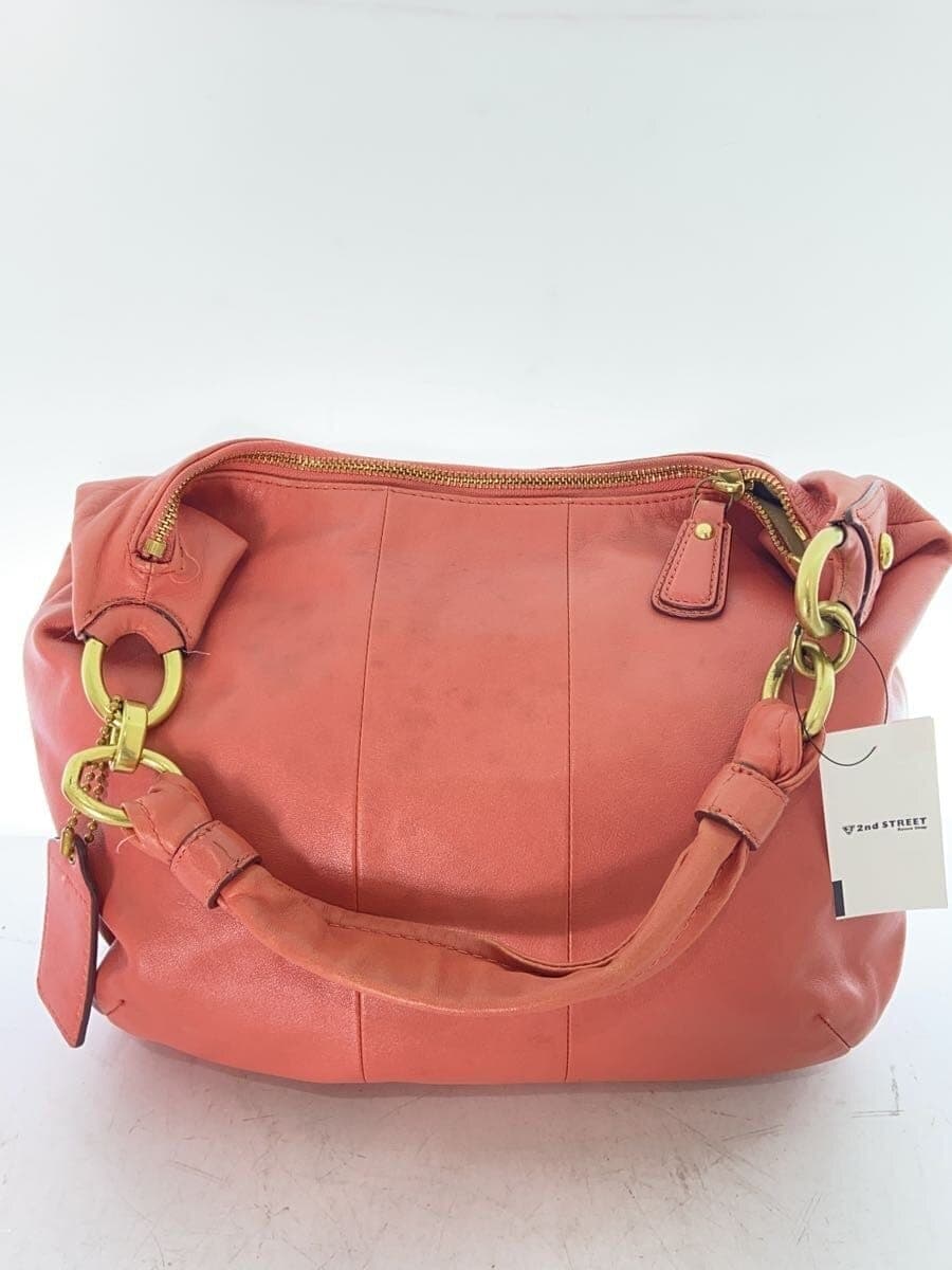 COACH Tote Bag Leather PNK 3