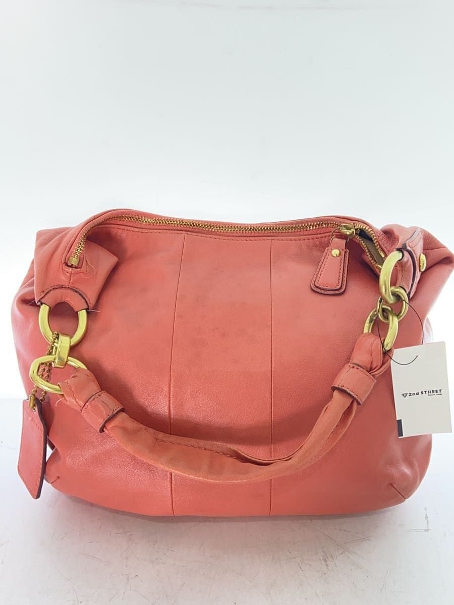 COACH Tote Bag Leather PNK 3