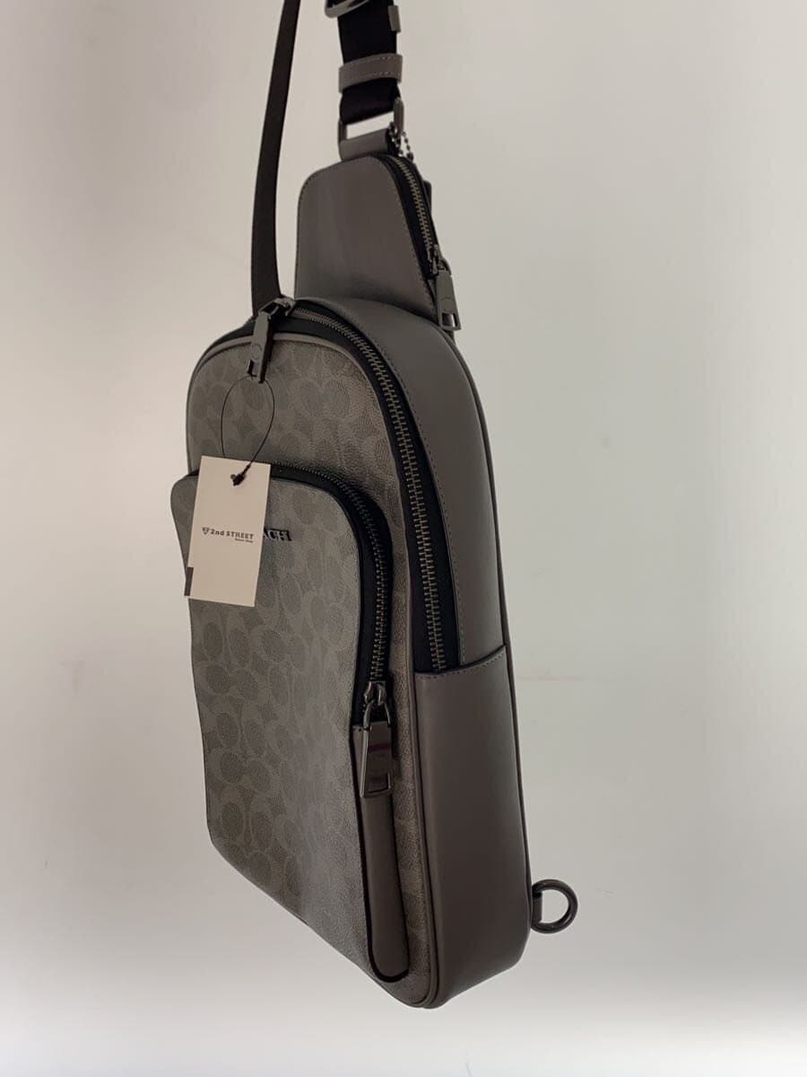 COACH Shoulder Bag GRY Solid CZ393 2