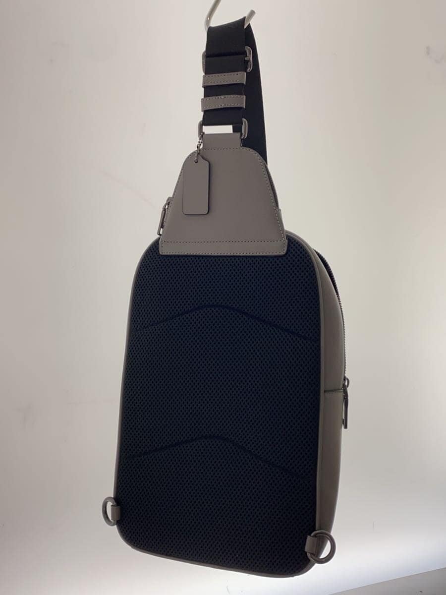 COACH Shoulder Bag GRY Solid CZ393 3