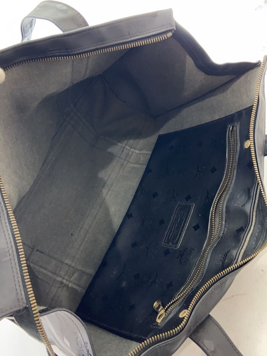 MCM Shoulder Bag Nylon BLK All Over Pattern 6