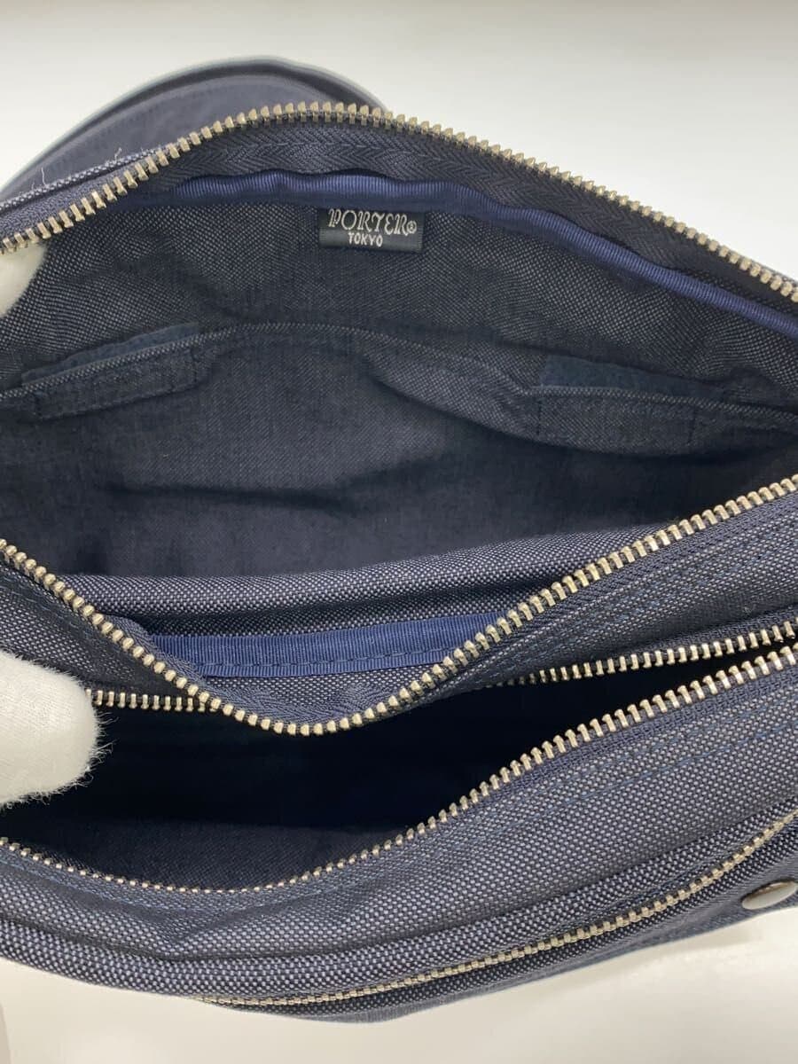 PORTER Shoulder Bag Canvas IDG Solid Color 6