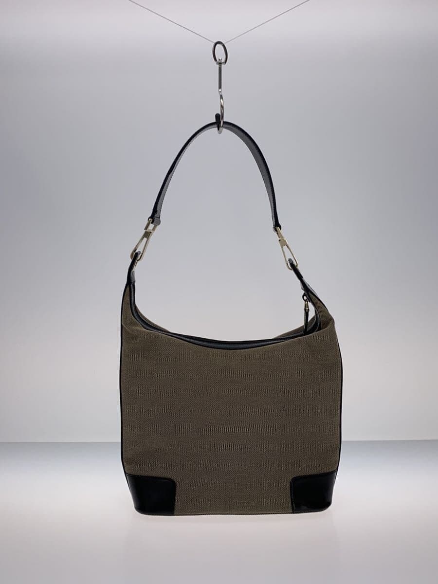 GUCCI shoulder bag canvas GRY plain 001･4204 3