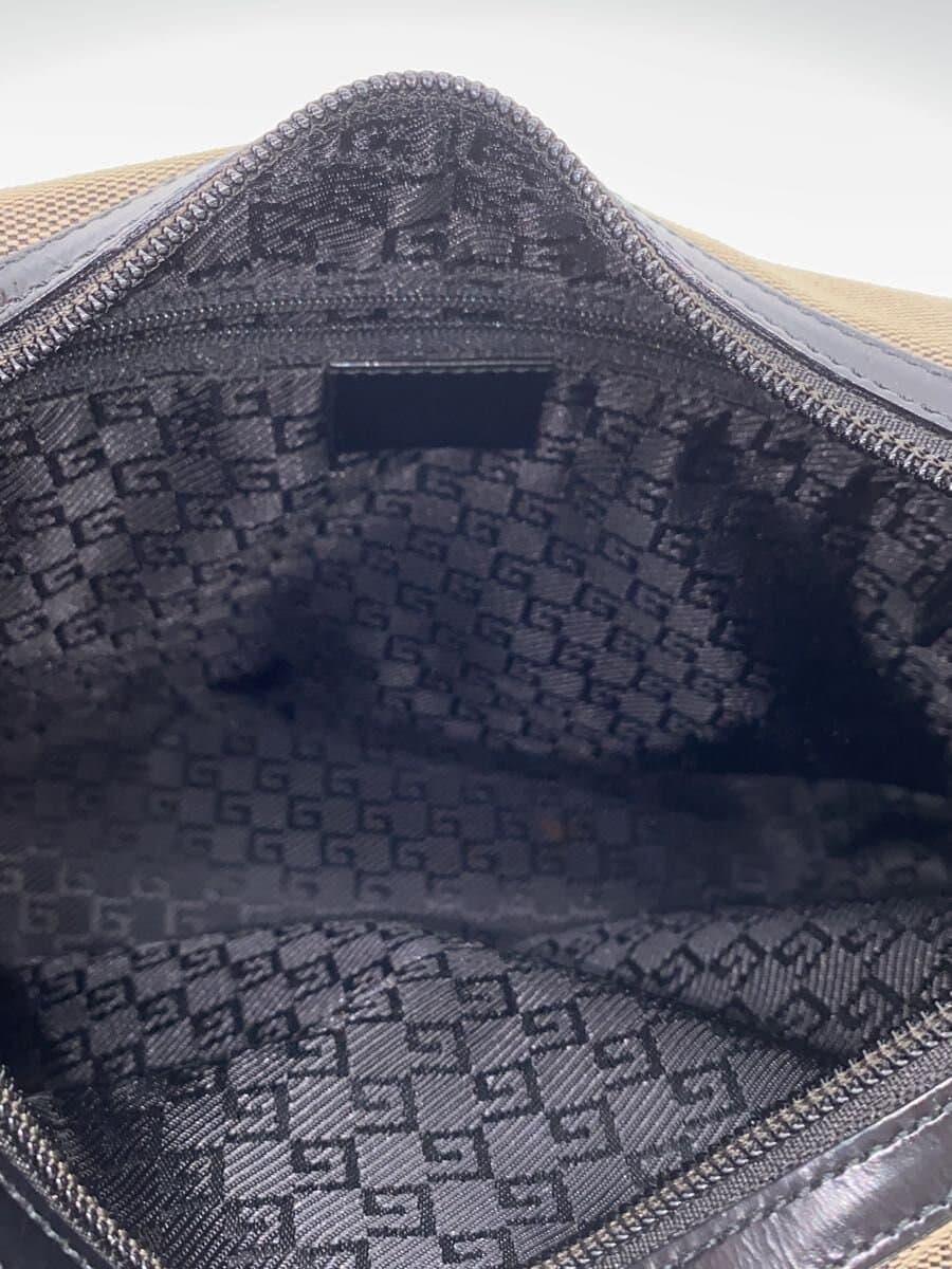 GUCCI shoulder bag canvas GRY plain 001･4204 6