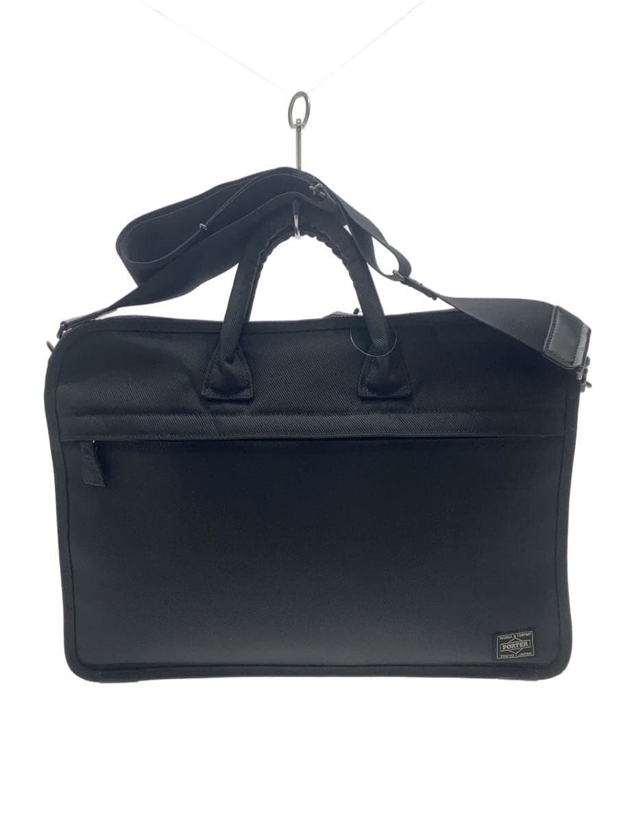 PORTER shoulder bag -- BLK plain position business bag
