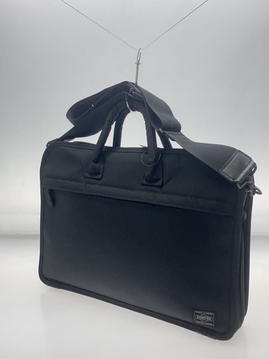 PORTER shoulder bag -- BLK plain position business bag 2