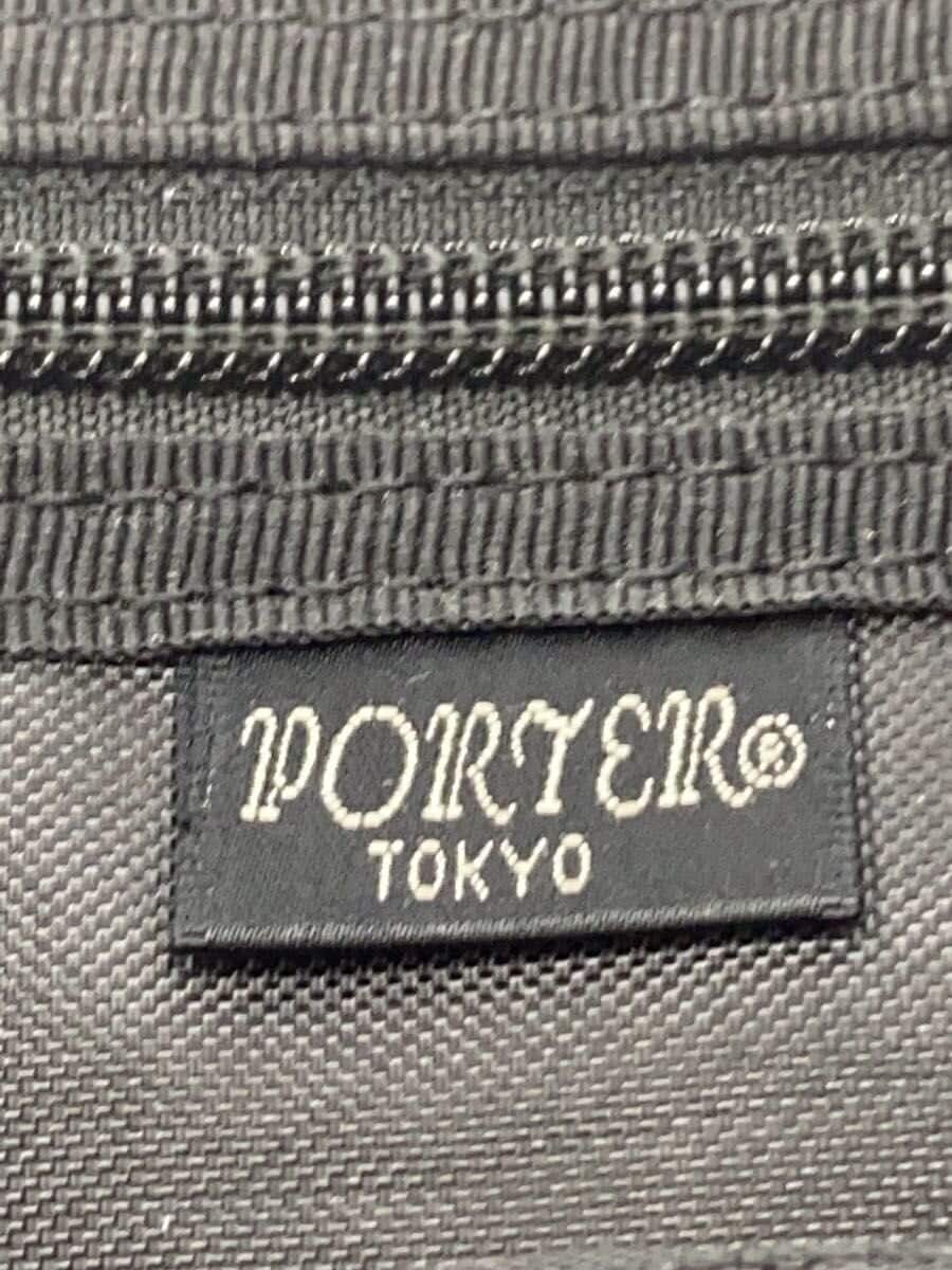 PORTER shoulder bag -- BLK plain position business bag 5