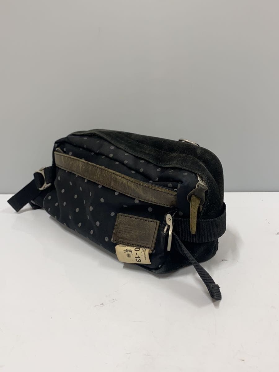 STUSSY x MSPC(master-piece)Waist Bag Cotton BLK Dot 2