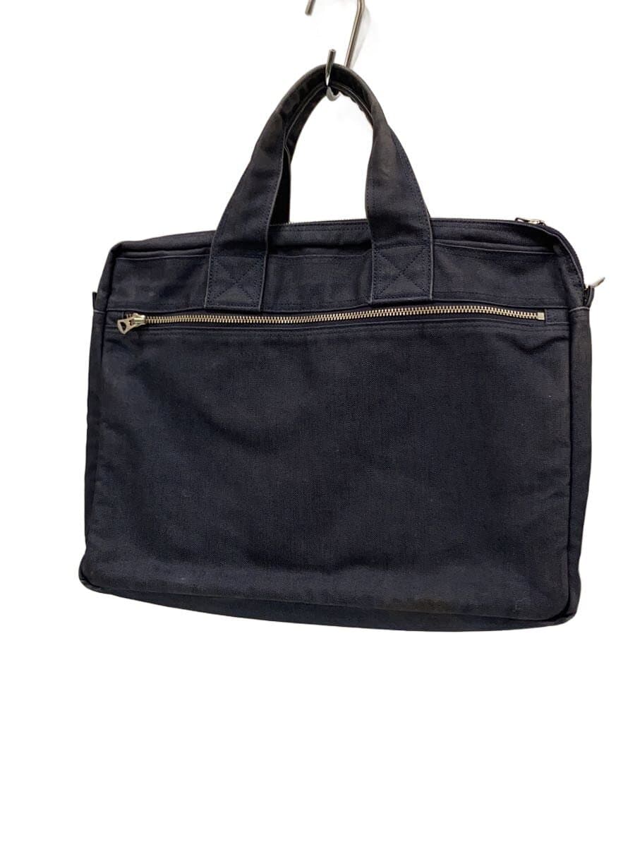 PORTERSMOKY BRIEFCASE(L) Cotton NVY Solid 592-07505