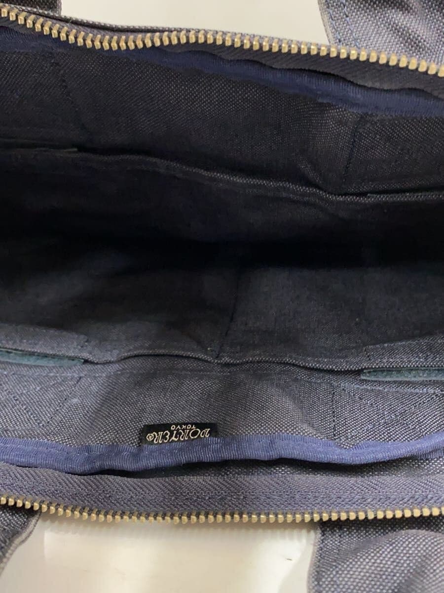 PORTERSMOKY BRIEFCASE(L) Cotton NVY Solid 592-07505 5