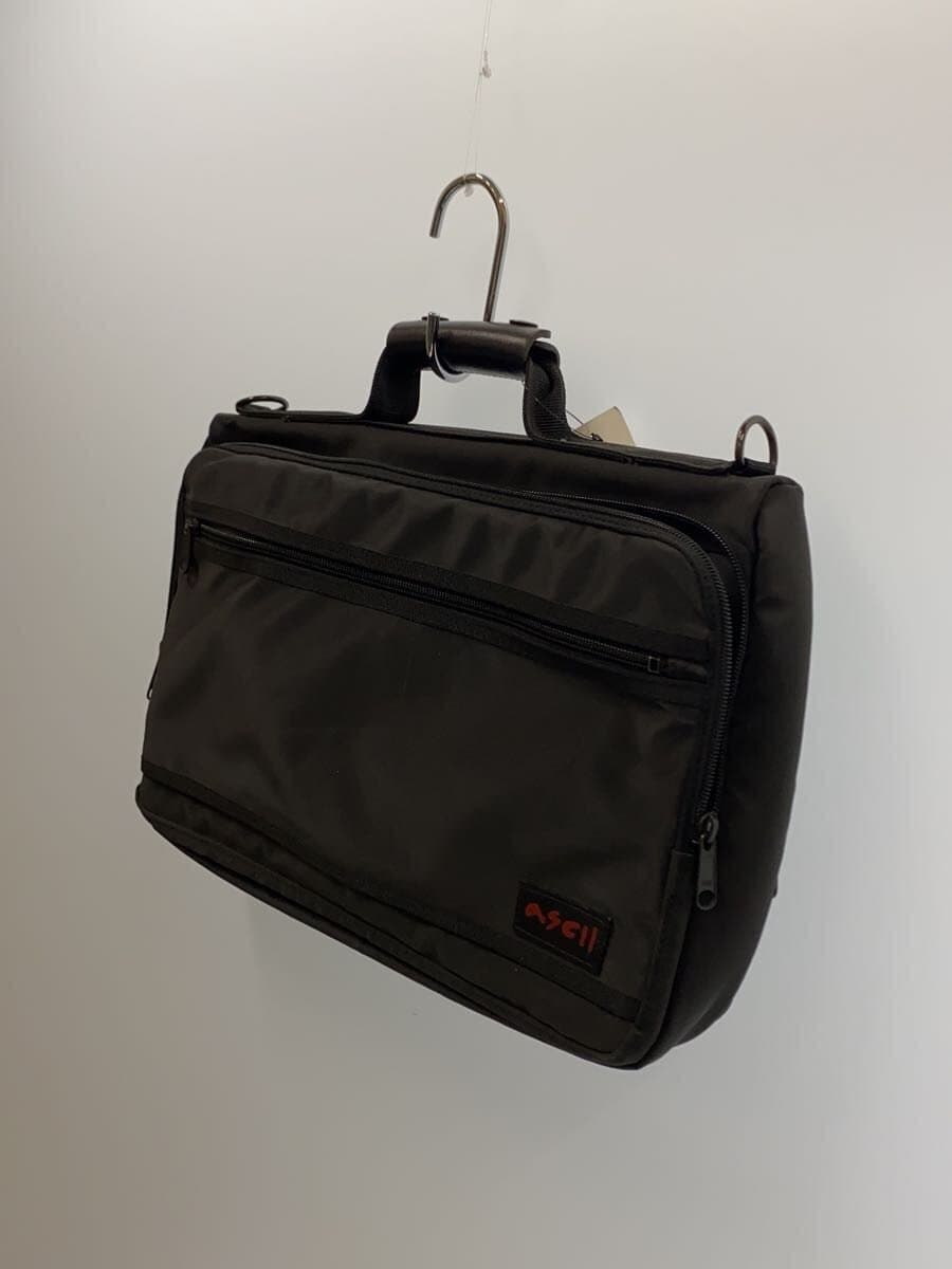 PORTER2-Way Briefcase Nylon BLK Solid ASCII 2