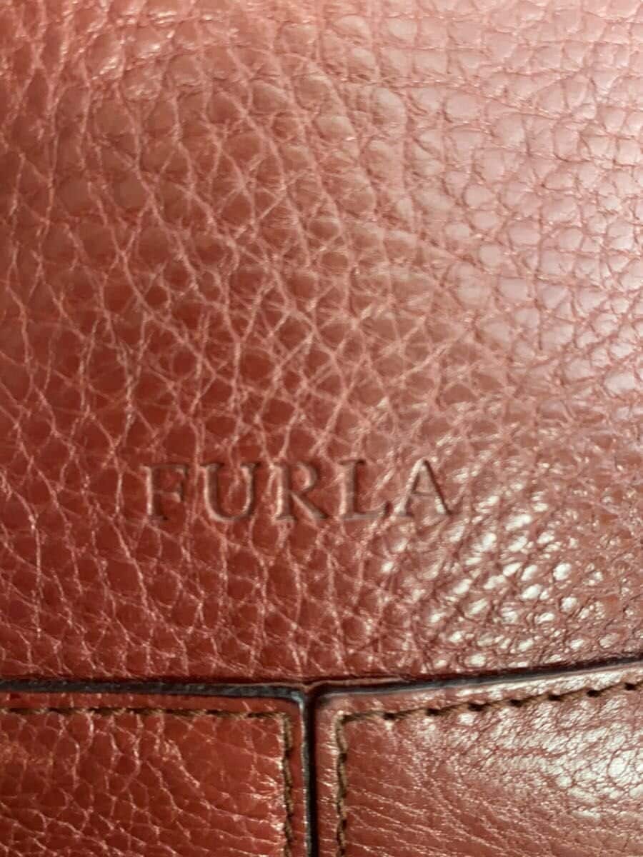 FURLA Shoulder Bag Leather BRD Solid 5