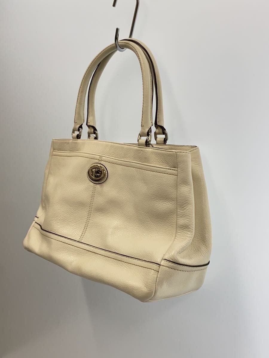 COACH Handbag_Carry All_Turnlock Leather BRW 2