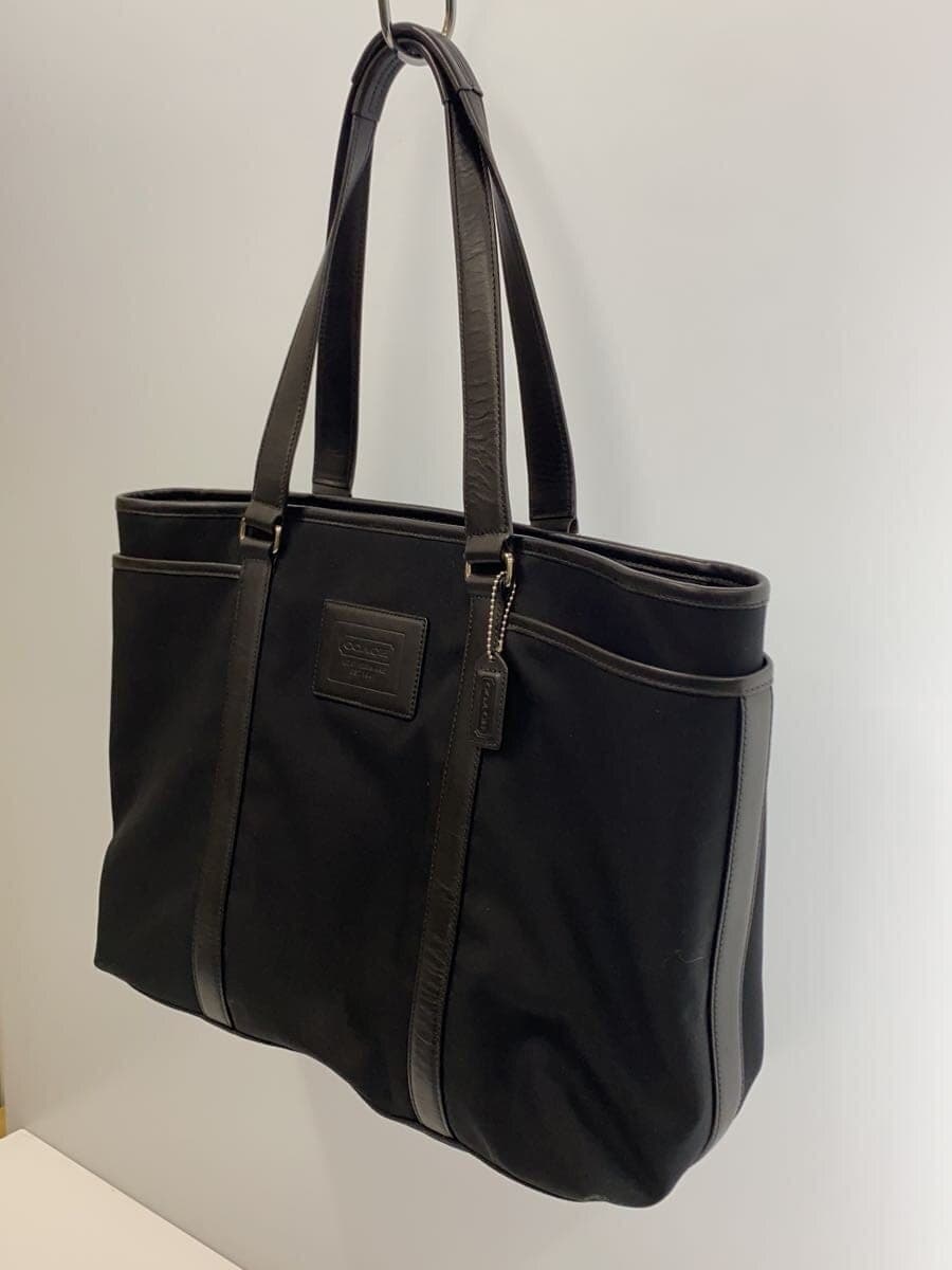 COACH Tote Bag Nylon BLK F77007 2