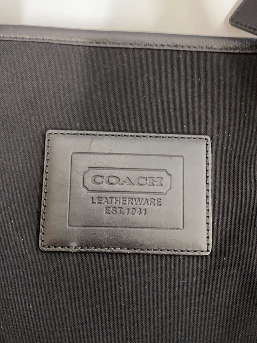 COACH Tote Bag Nylon BLK F77007 5