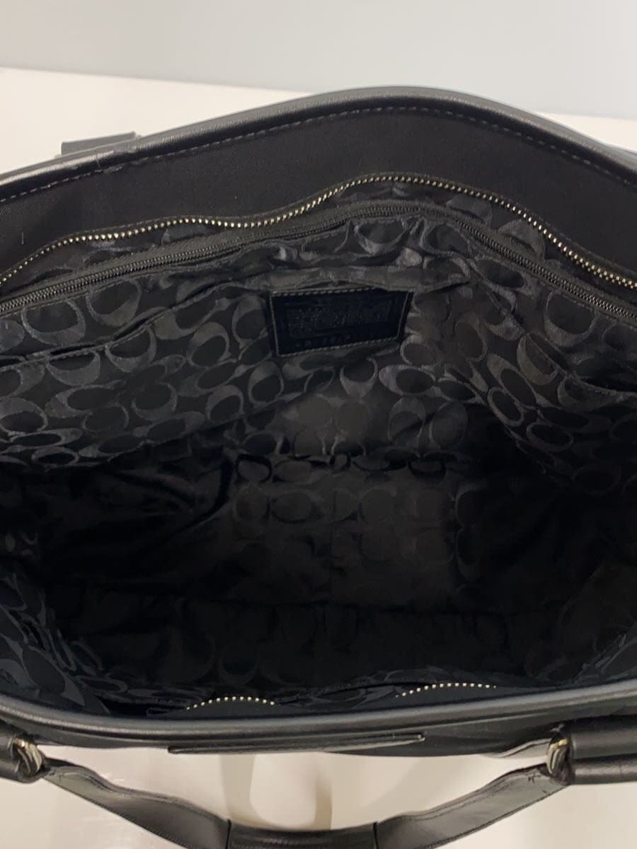 COACH Tote Bag Nylon BLK F77007 6