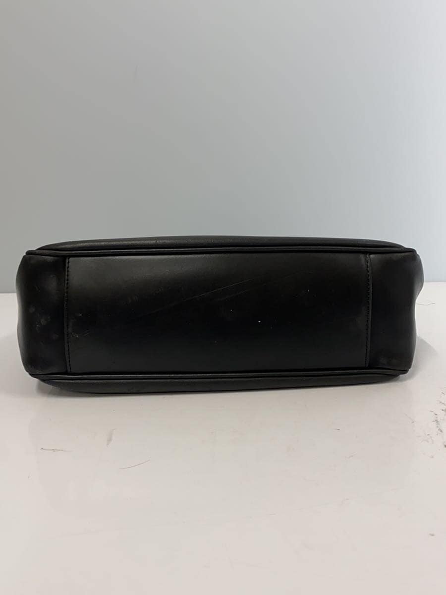 FURLA Tote Bag Leather BLK Solid 4