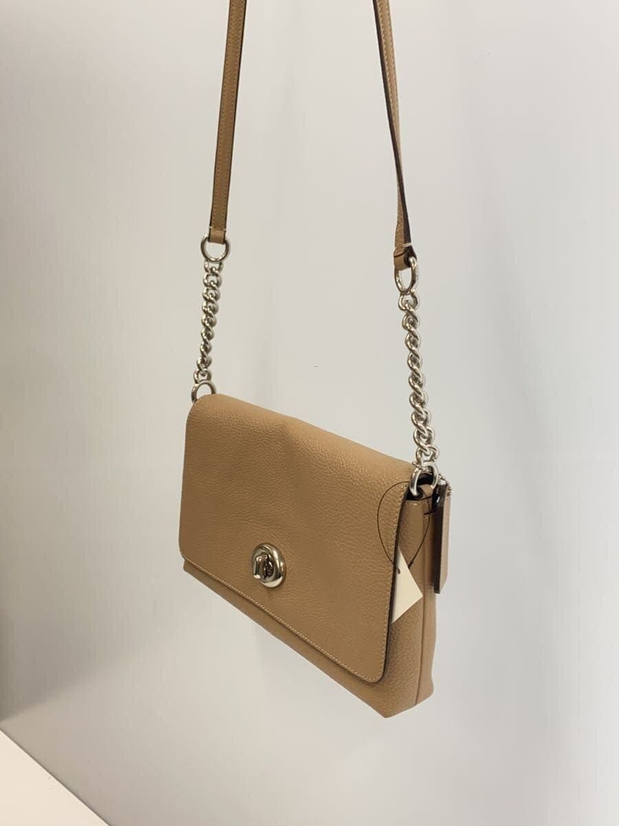 COACH Crosstown Body Bag Leather CML Plain 1494 2