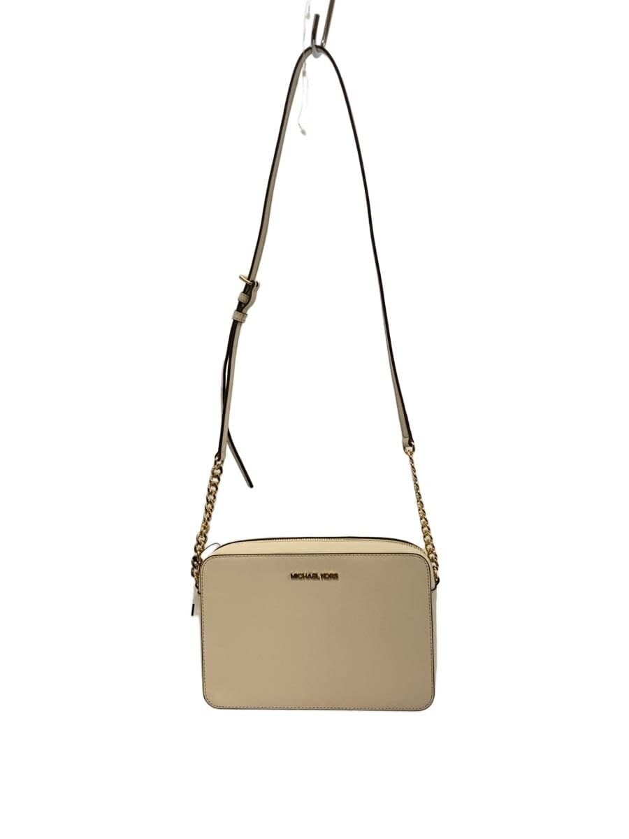 MICHAEL KORS JET SET ITEM LG EW CROSSBODY Leather CRM Solid 35T8GTTC9L