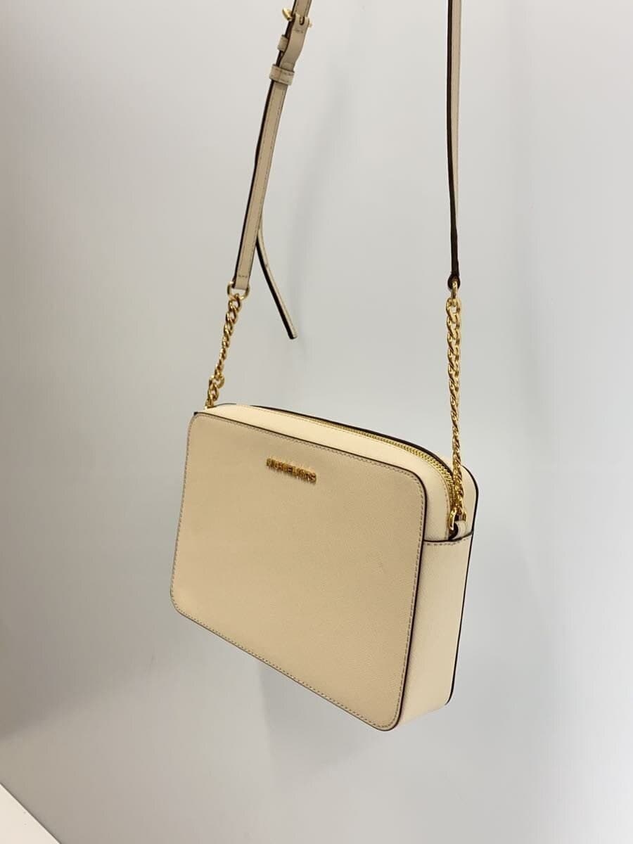 MICHAEL KORS JET SET ITEM LG EW CROSSBODY Leather CRM Solid 35T8GTTC9L 2
