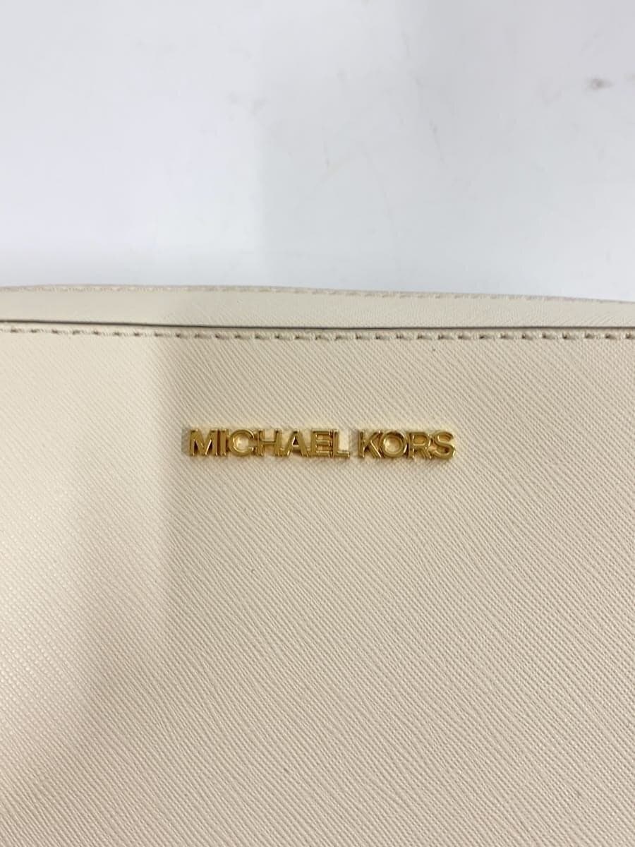 MICHAEL KORS JET SET ITEM LG EW CROSSBODY Leather CRM Solid 35T8GTTC9L 5