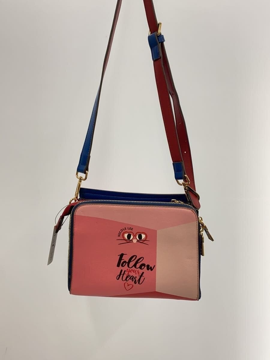 Nicole Lee shoulder bag leather multicolor all-over pattern DTL16015 3
