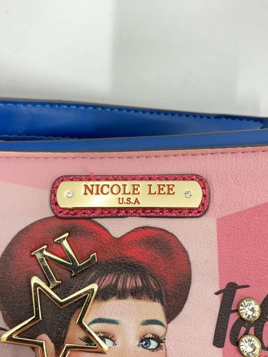 Nicole Lee shoulder bag leather multicolor all-over pattern DTL16015 5