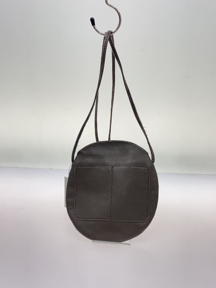 POMTATA Shoulder Bag Leather GRY Solid 3